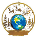 QUIKturn Santa Sleigh Holiday Ornament in 3 or 6 Days